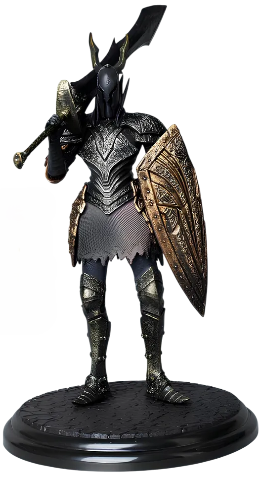 Figurīna - Melnais bruņinieks, 20cm