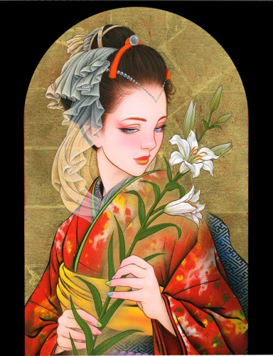 Numbered Painting - Geisha