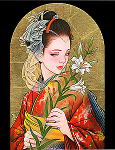 Numbered Painting - Geisha