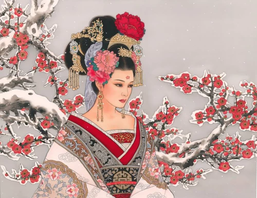 Numbered Painting - Sakura