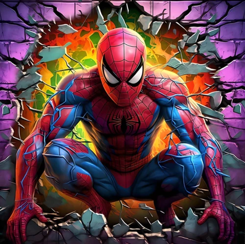 Paint by numbers - Spider-Man