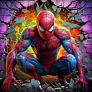 Paint by numbers - Spider-Man