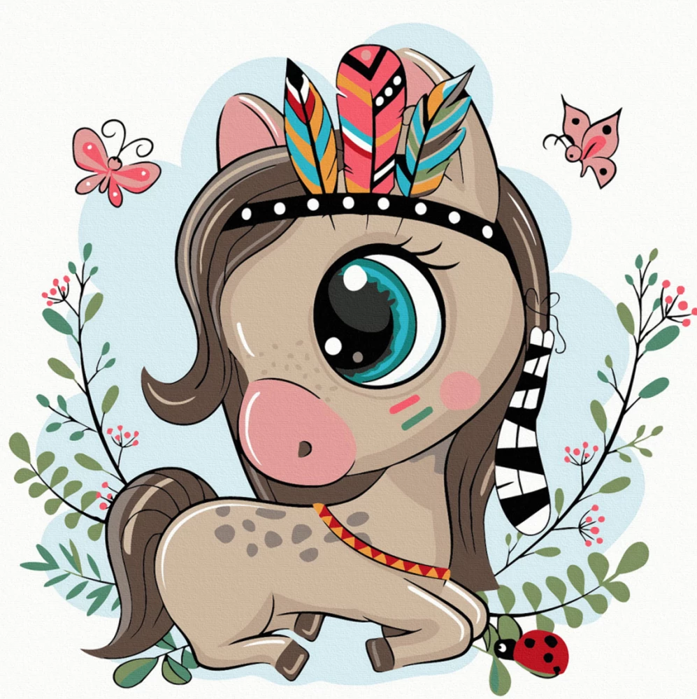 Paint by numbers - Unicorn