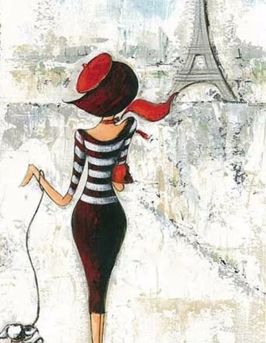 Paint by Numbers - Stroll in Paris