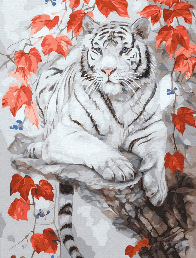 Paint By Numbers - Colorful Canvas. Bengal Tiger