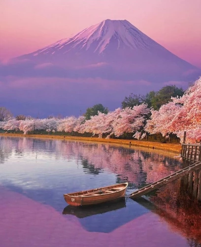 Painting by Numbers - Lake in Japan