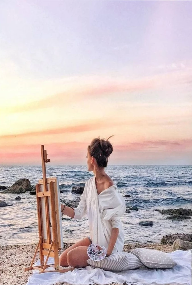 Paint by Numbers - Artist by the Sea