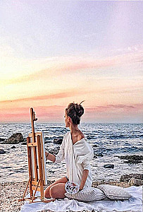 Paint by Numbers - Artist by the Sea