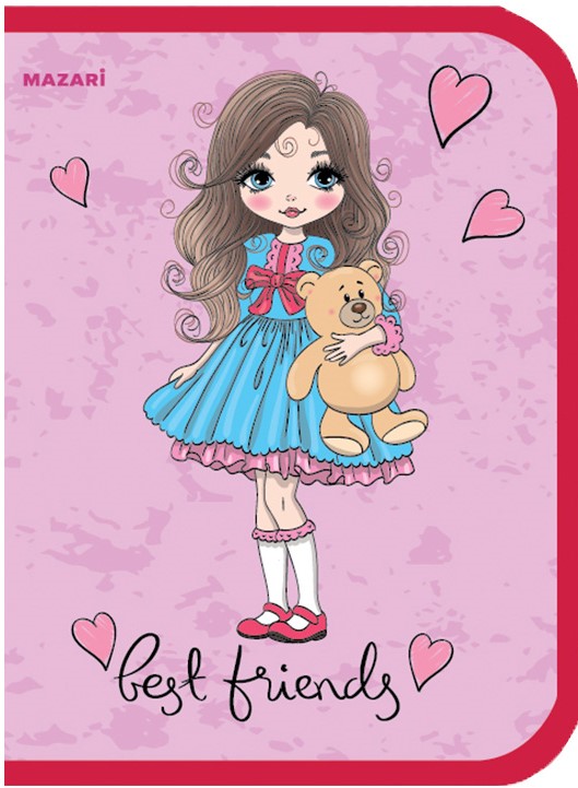 Pasta piezīmju grāmatiņām BEST FRIENDS A5