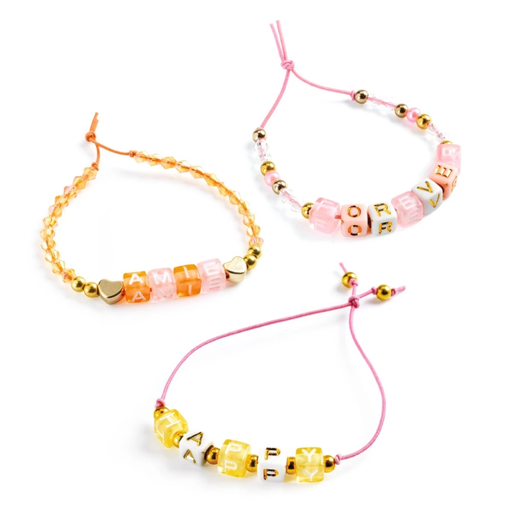 Jewelry Making Kit - Golden Alphabet