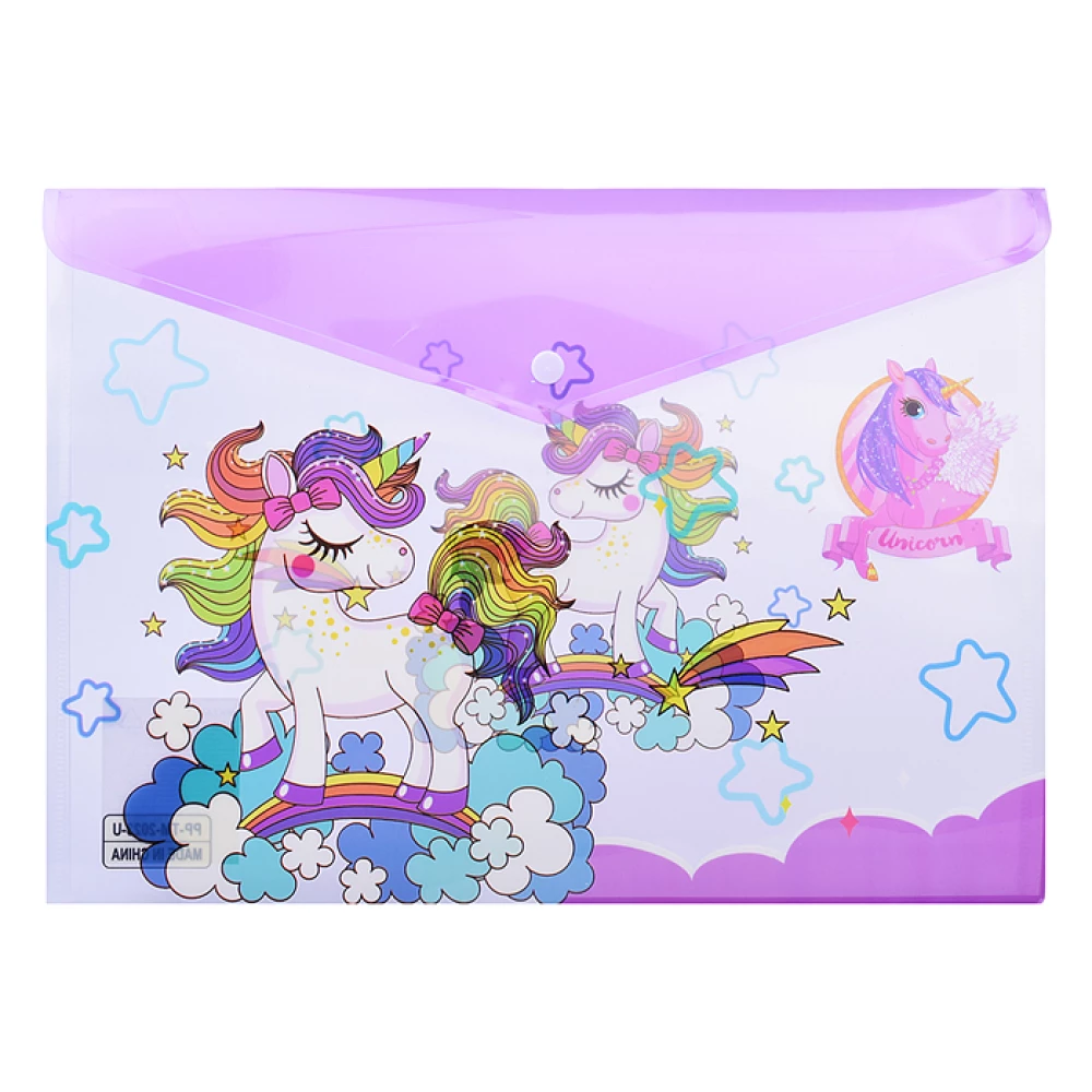 Папка канцелярская UNICORN (4 дизайна в ассортименте)
