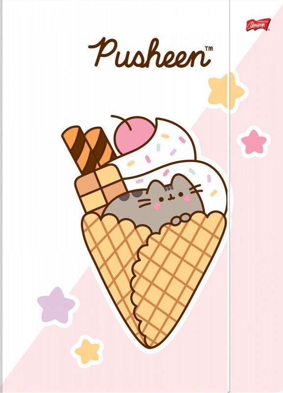 Zīmēšanas mape A4 Pusheen kaķēns, mix