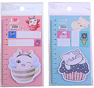 Sticky Note Set - I love Kitty, assorted