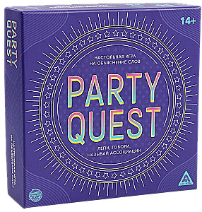Board game for explaining words PARTY QUEST: Sculpt, name associations, speak