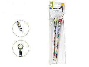Rainbow Gel Pen Set, 2 pcs, Blue, 0.8mm