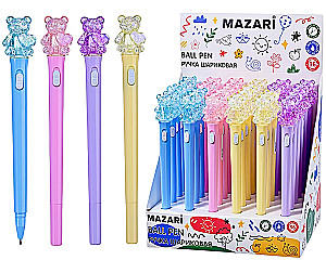 Ballpoint pen with backlight - Bears, assorted