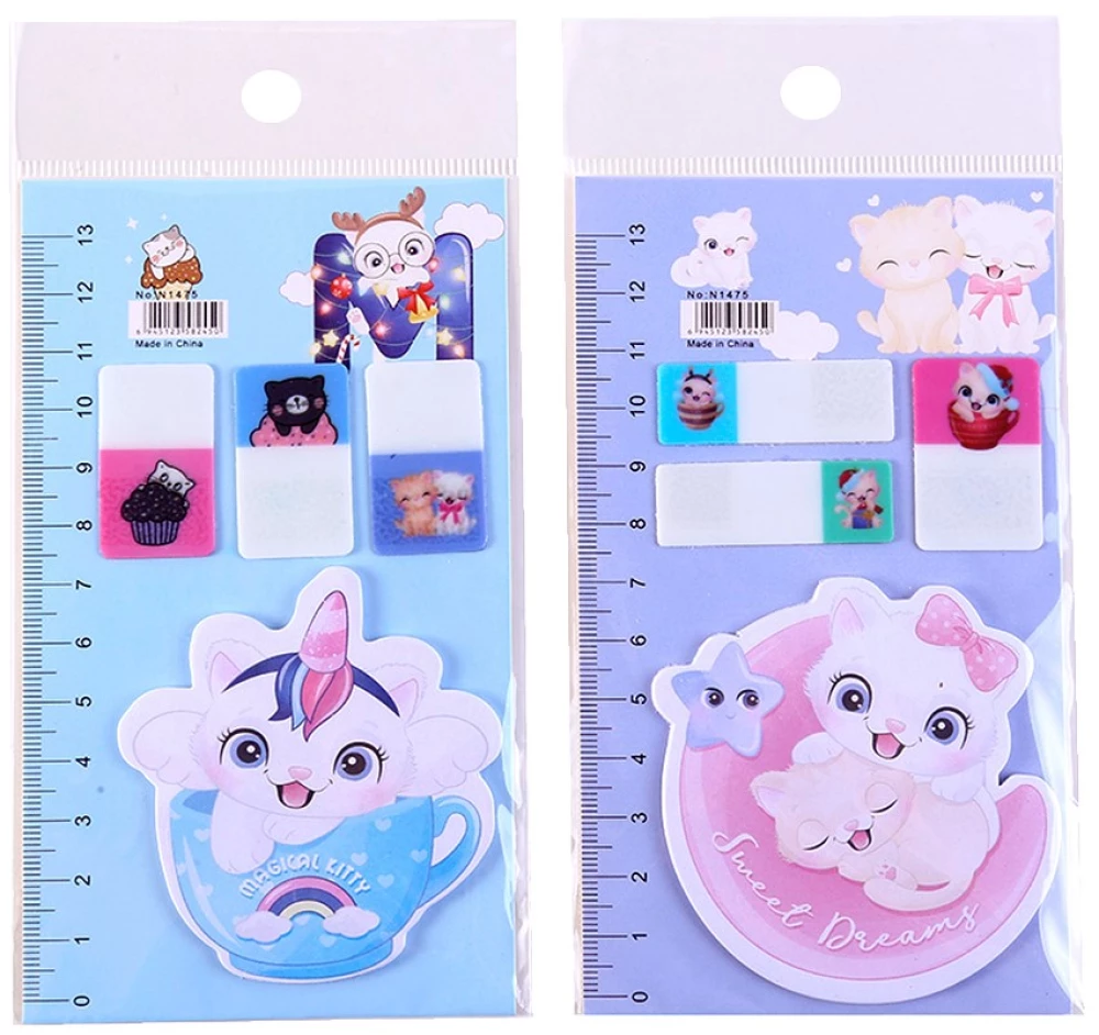 Sticky Note Set - I Love Kitty, assorted