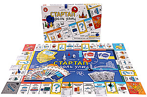 Board Economic Game - Startup. King of the Streets