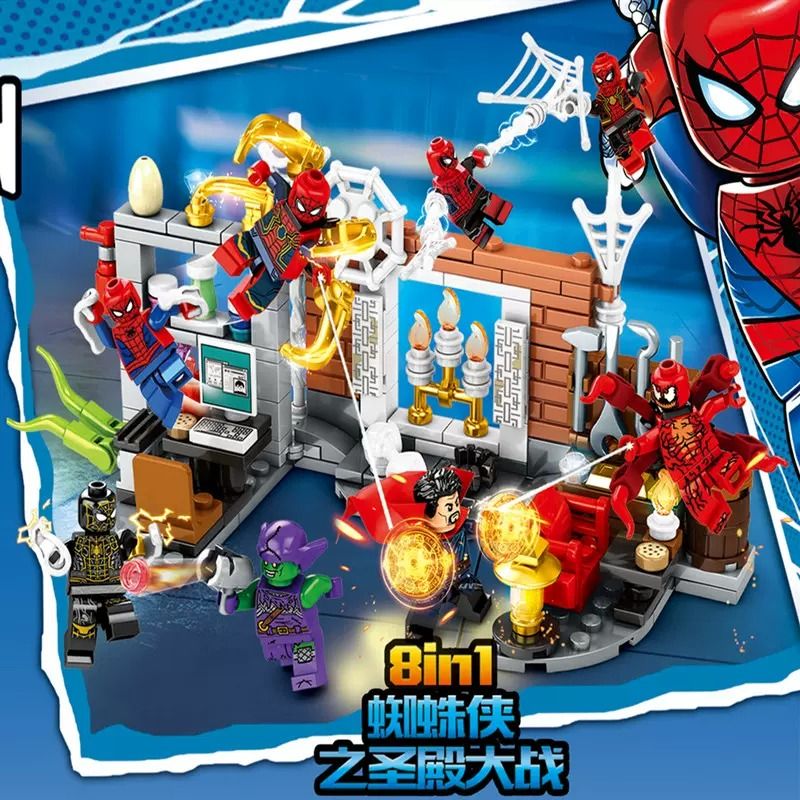 Spiderman konstruktors. 480 detaļas