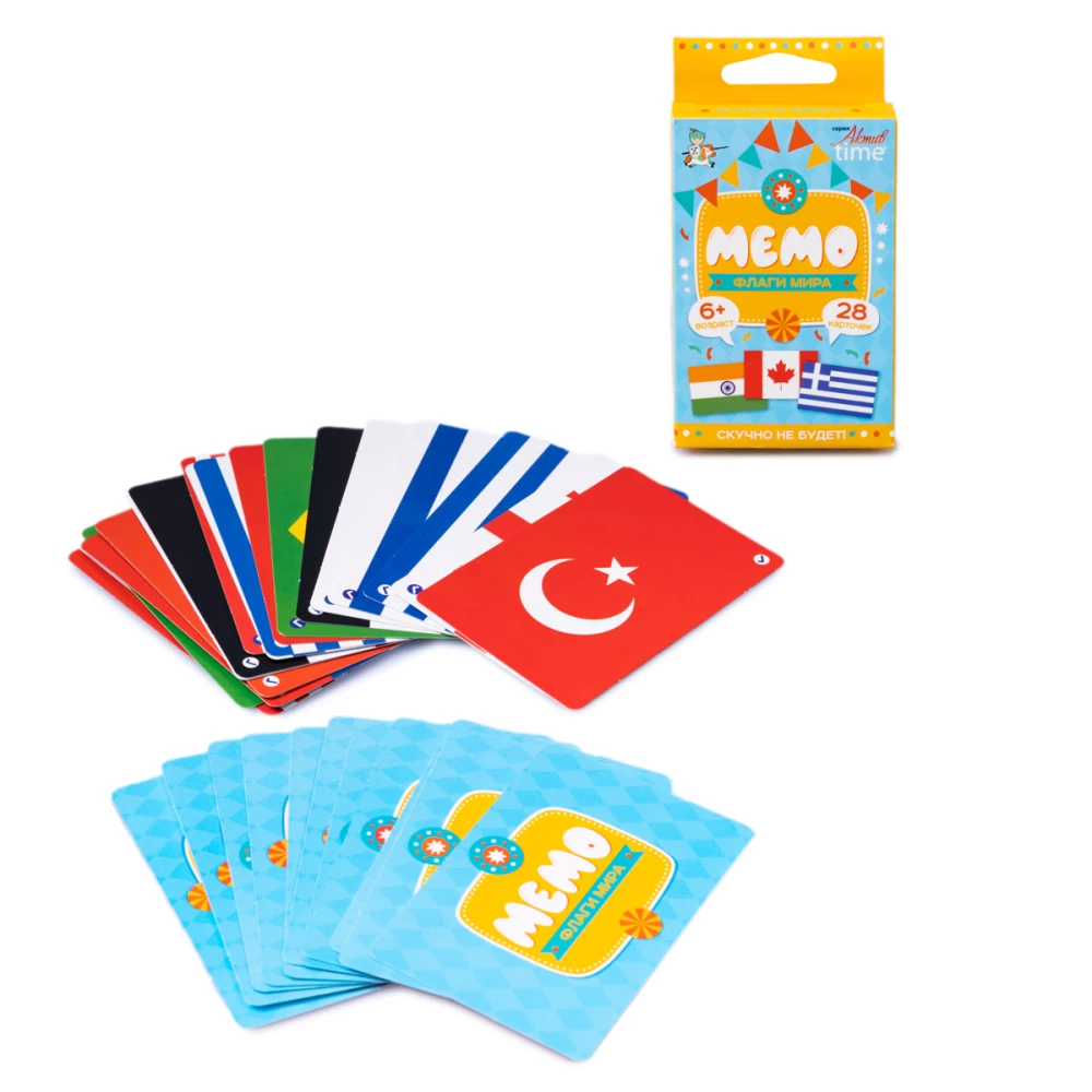 Board game - Memo. Flags of the World