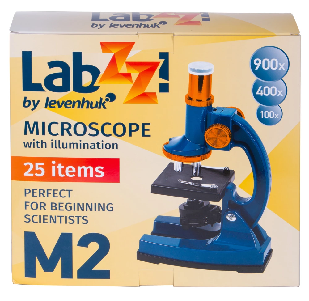 Levenhuk LabZZ M2 Children's Microscope with Experiment Set Included