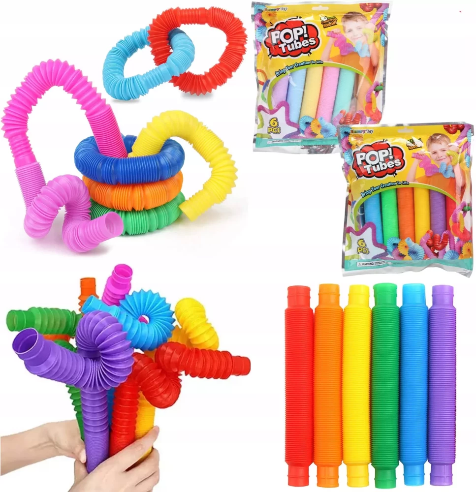 Stress-Relief Toy POP Tube, mix