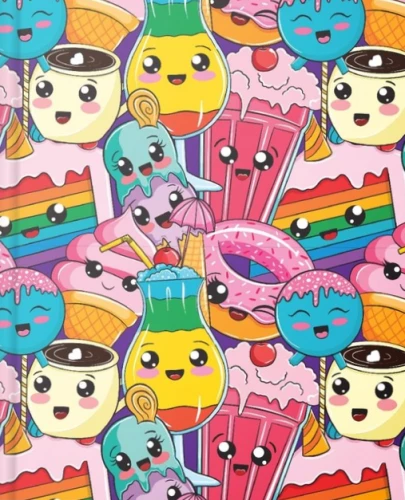 Positive Mood Notebook - I LOVE ANIME