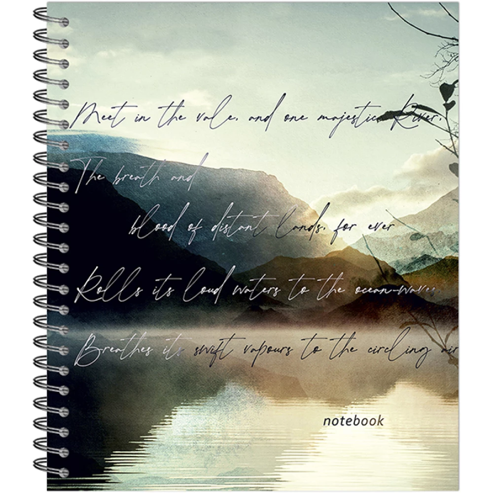 A5 Notebook Misty Landscapes