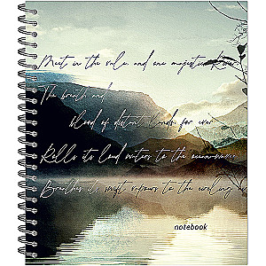 A5 Notebook Misty Landscapes