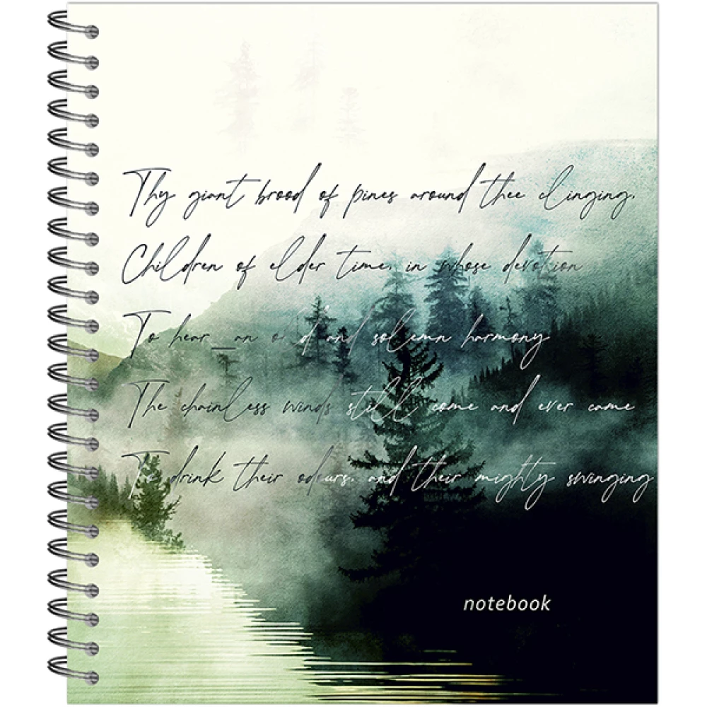 A5 Notebook Misty Landscapes