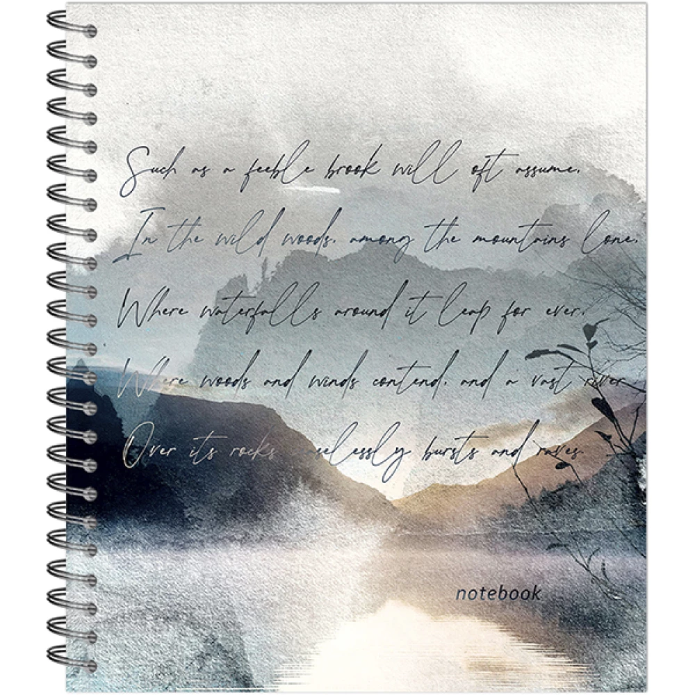 A5 Notebook Misty Landscapes