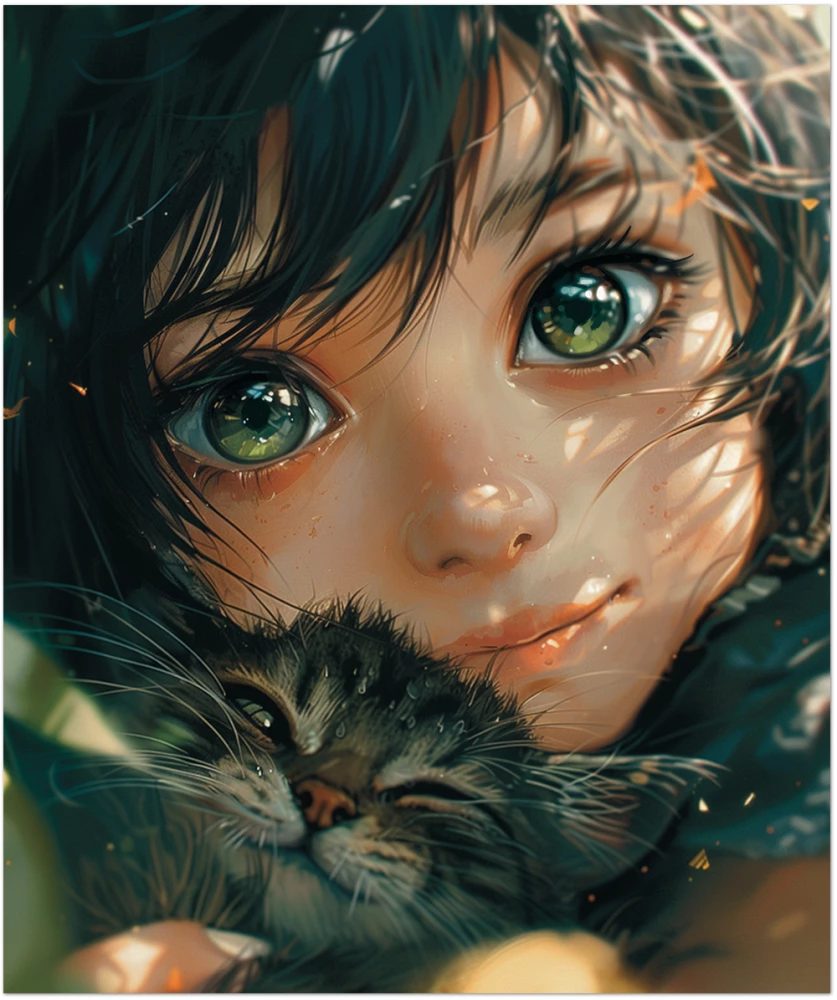 A5 Notebook Anime cats (4 designs)