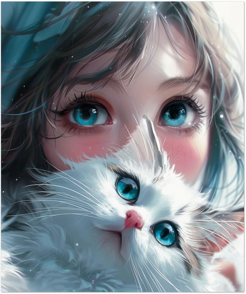 A5 Notebook Anime cats (4 designs)