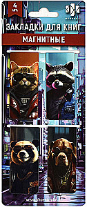 Magnetic Bookmarks Set - Urban Animals
