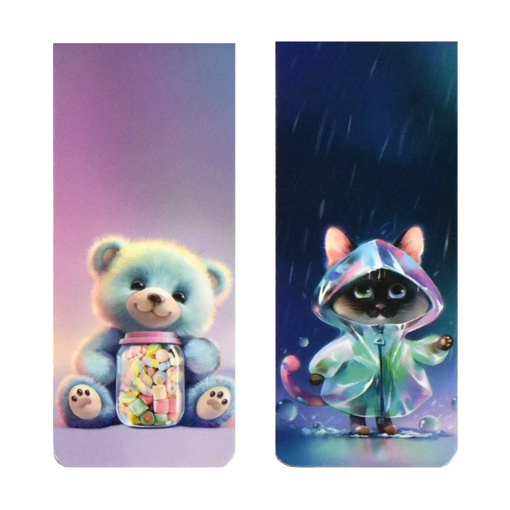 Magnetic Bookmarks Set - Cute Animals