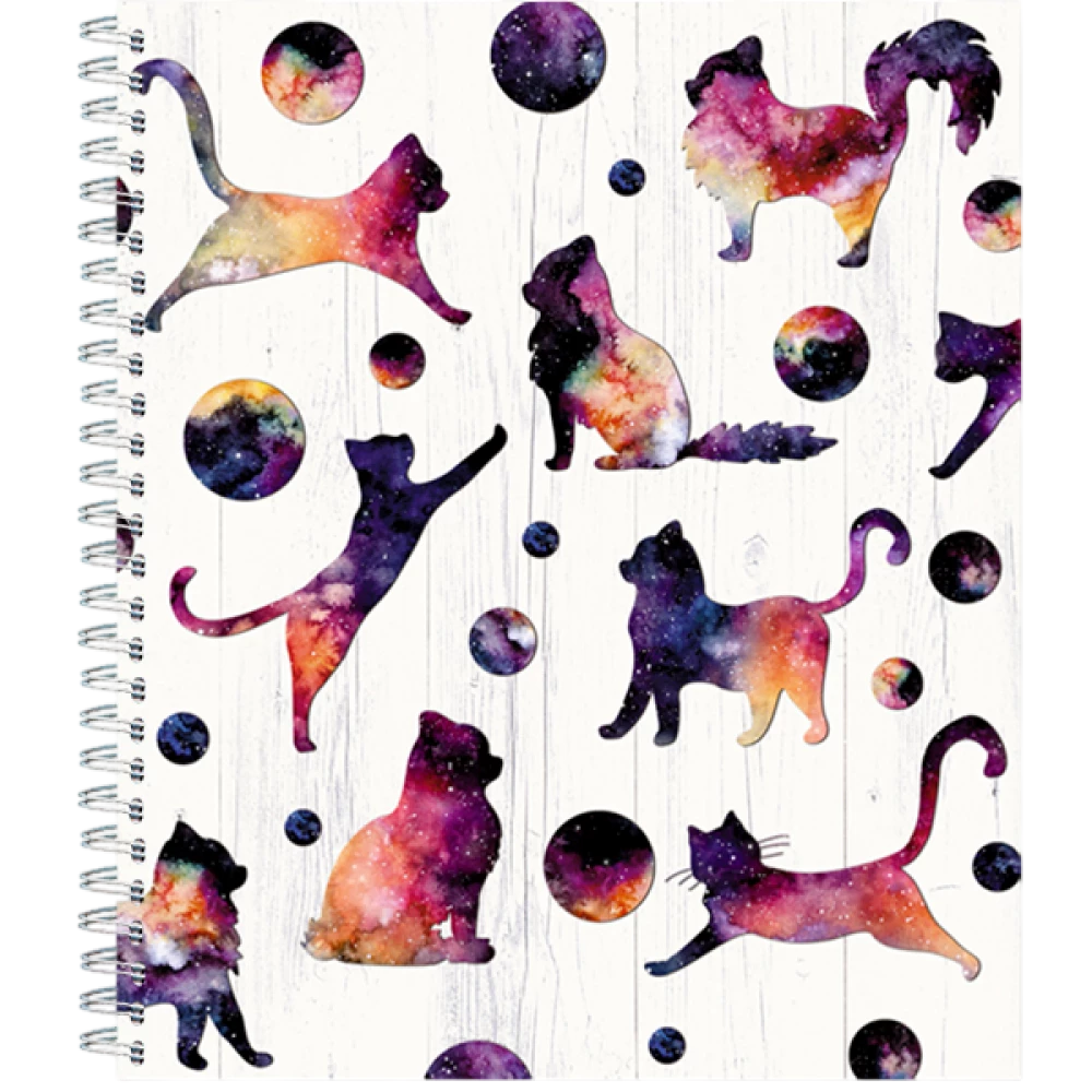 Common Notebook - Cosmic Cats (4 Designs)