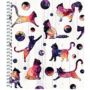Common Notebook - Cosmic Cats (4 Designs)