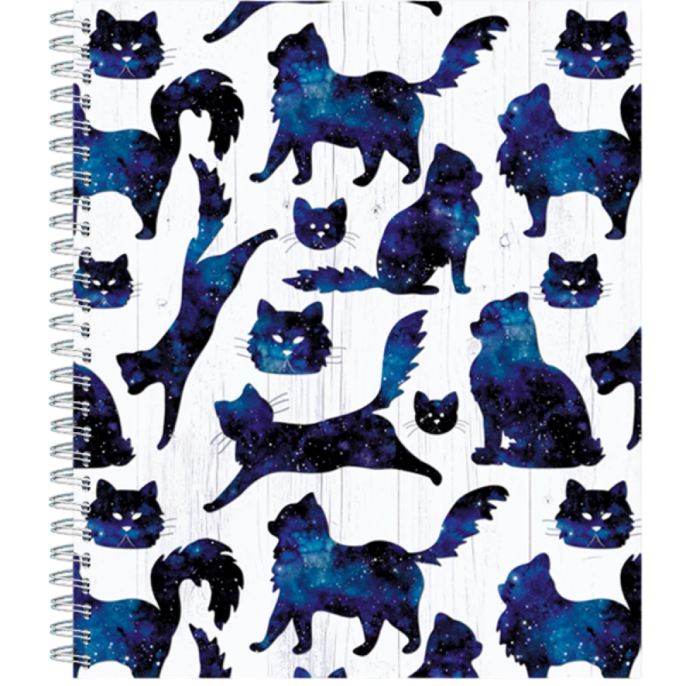 Common Notebook - Cosmic Cats (4 Designs)