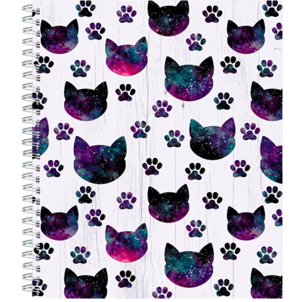 Common Notebook - Cosmic Cats (4 Designs)