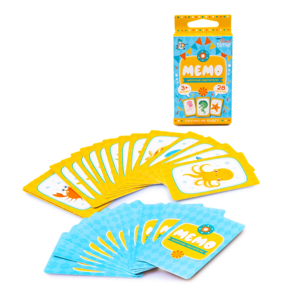 Board Game - Memo. Sea Inhabitants