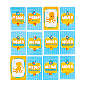 Board Game - Memo. Sea Inhabitants