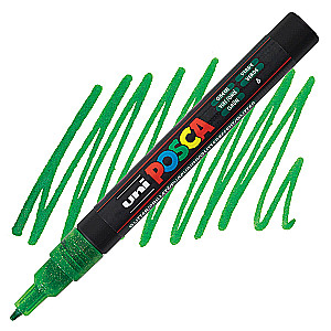 UNI Posca PC-3ML Marker, blue with glitter (6)