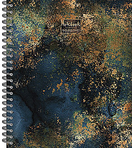 Common notebook 96 sheets in spiral - Gold&Chic, assortment