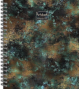 Common notebook 96 sheets in spiral - Gold&Chic, assortment