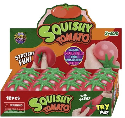 Streso mažinimo žaislas - Pomidoras