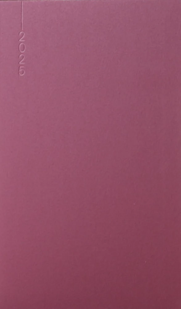 Planner - QUADRO 2025, burgundy