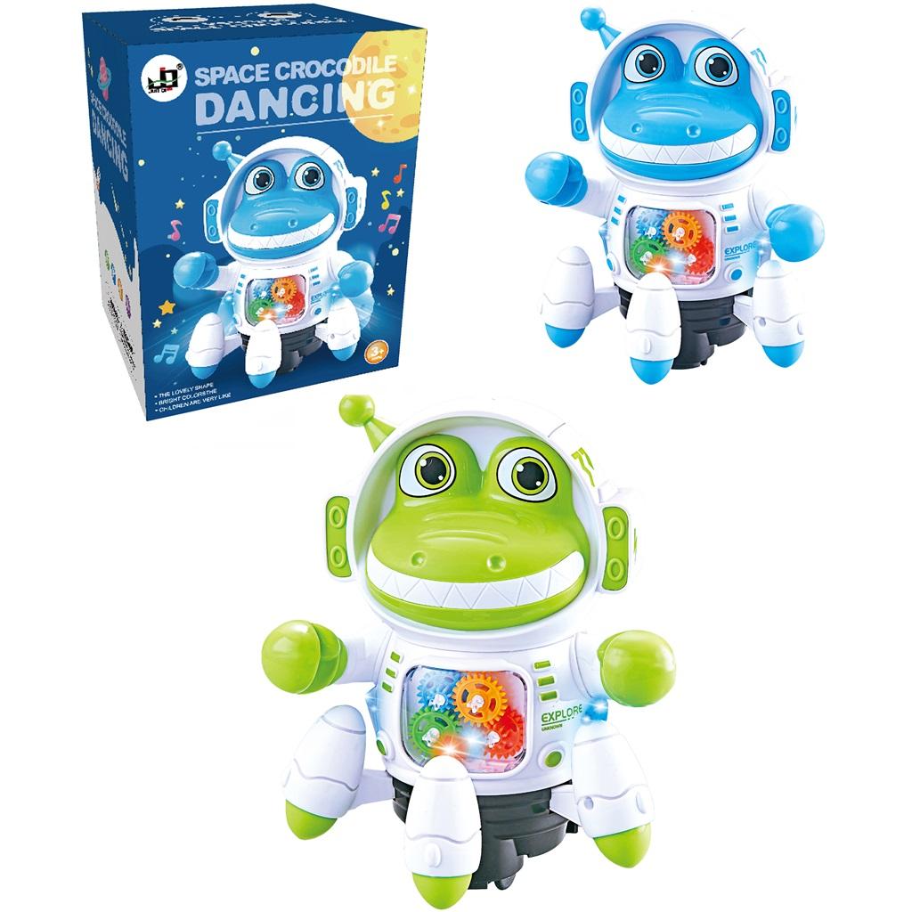 Mūzikas rotaļlieta - Krokodils-astronauts