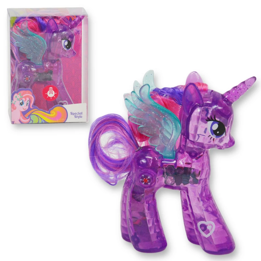 Unicorn pony with backlight, mix