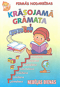 Krāsojamā grāmata - Nedēļas dienas