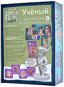 Board game - Zombies in the House Infection. Scientist